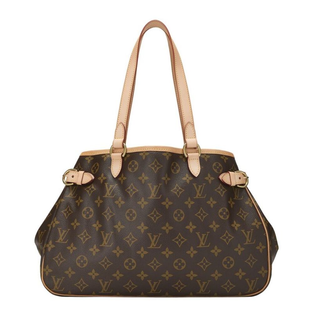 Louis Vuitton Brown Monogram Coated Canvas Batignolleshoriz (Authentic